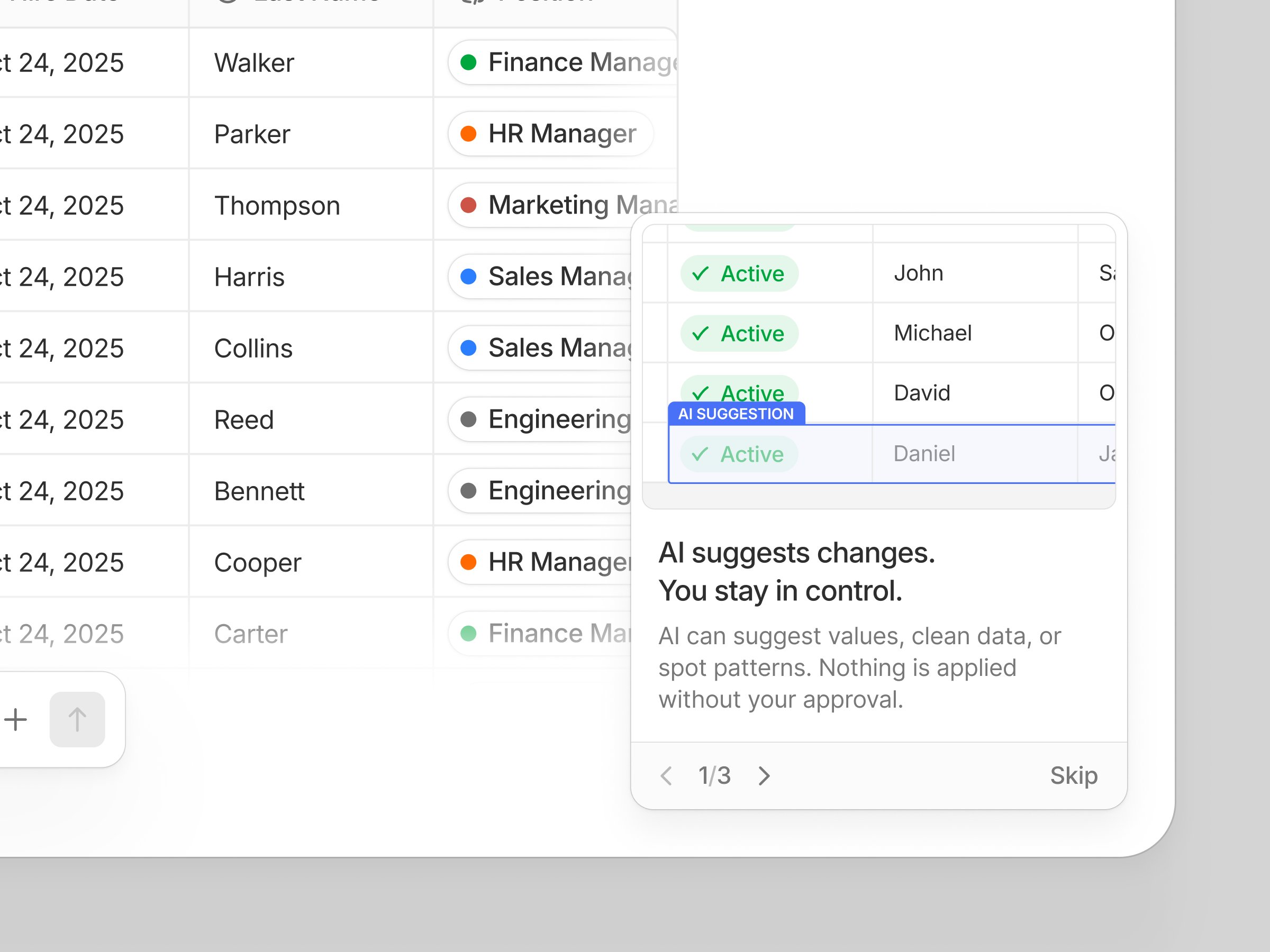 Dashboard showcase preview